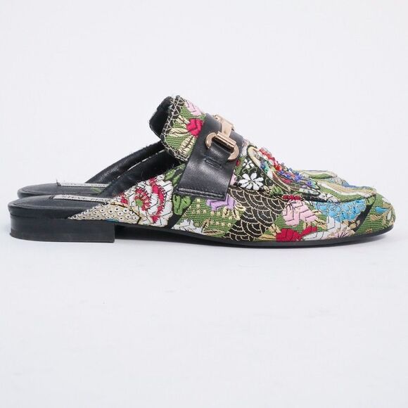 Steve Madden Kandi Slip-On Mule Elephant Tapestry Embellished Floral Beaded, 7.5 - Picture 6 of 11